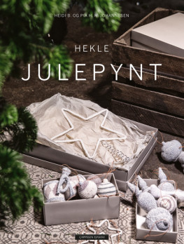 Omslag - Hekle julepynt