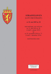 Straffeloven (lov om straff) (Heftet)