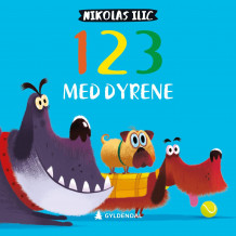 123 med dyrene av Nikolas Ilic (Kartonert)