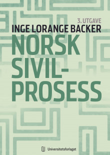 Norsk sivilprosess av Inge Lorange Backer (Innbundet)